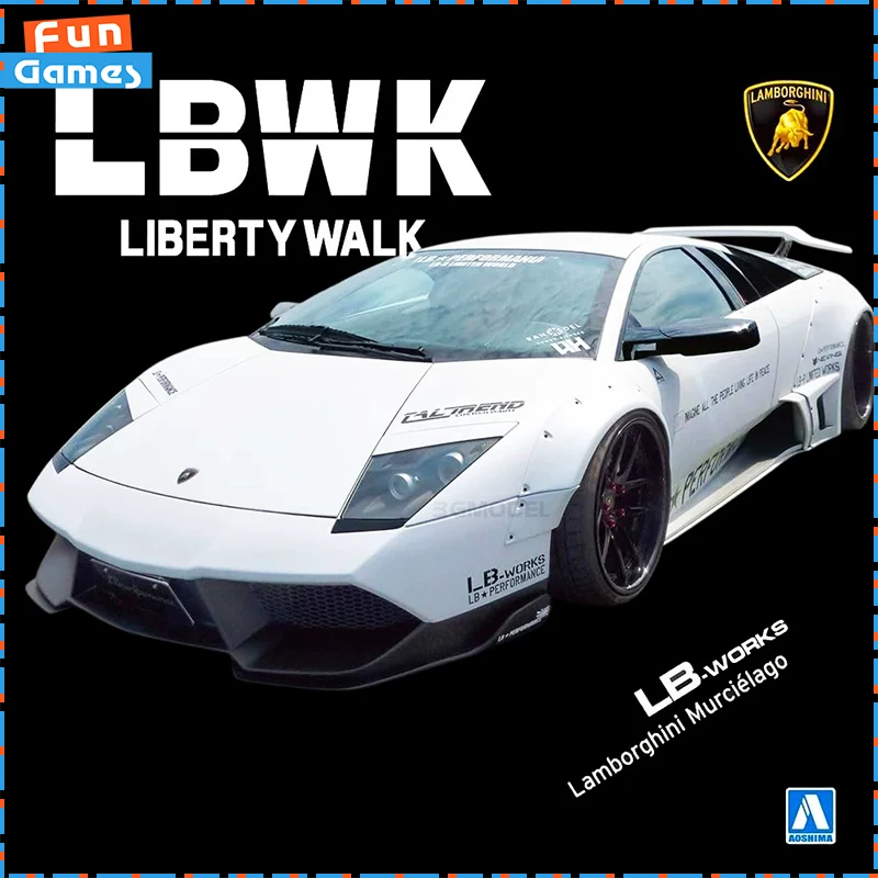 Оригинальная сборная модель спортивного автомобиля Aoshima 20216 1/24 LB Wide Body Lamborghini Murcielago, статическая коллекционная фигурка, игрушка, подарок
Оригинальная сборная модель спортивного автомобиля Aoshima 20216 1/24 LB Wide Body Lamborghini Murcielago, статическая коллекционная фигурка, игрушка, подарок