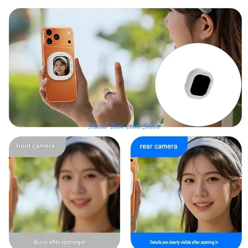 H37F Rear-Camera Phone Display for Daily Photo Framing, Mini Screen with One-Person Alignment View, ABS Housing and Side
H37F Rear-Camera Phone Display for Daily Photo Framing, Mini Screen with One-Person Alignment View, ABS Housing and Side