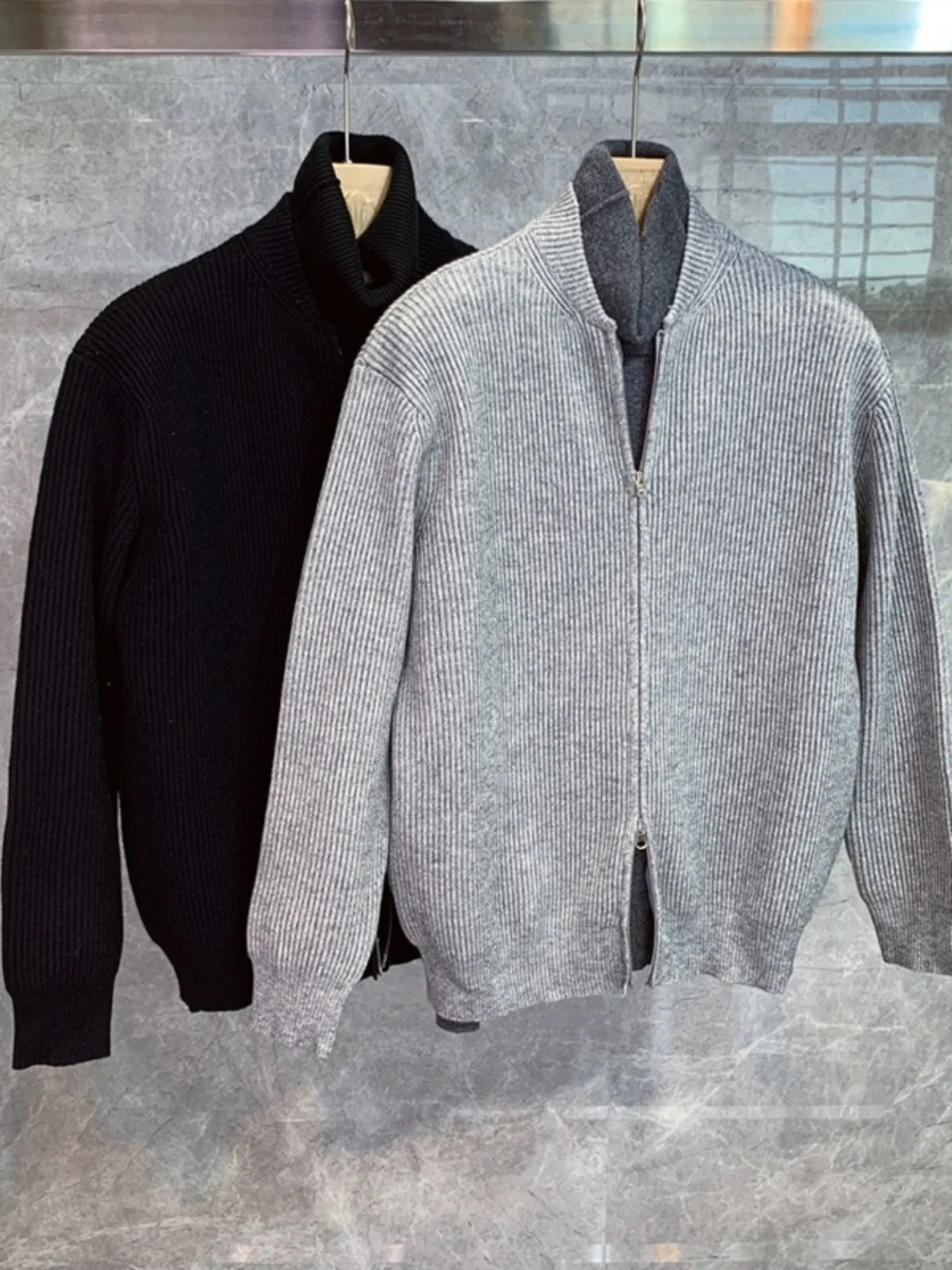 Autumn Winter New Sle Men's Baseball Collar Open Cardigan Knitted Sweater Trendy Versatile Long Sve V-Ne Knitwear Jaet
Autumn Winter New Sle Men's Baseball Collar Open Cardigan Knitted Sweater Trendy Versatile Long Sve V-Ne Knitwear Jaet