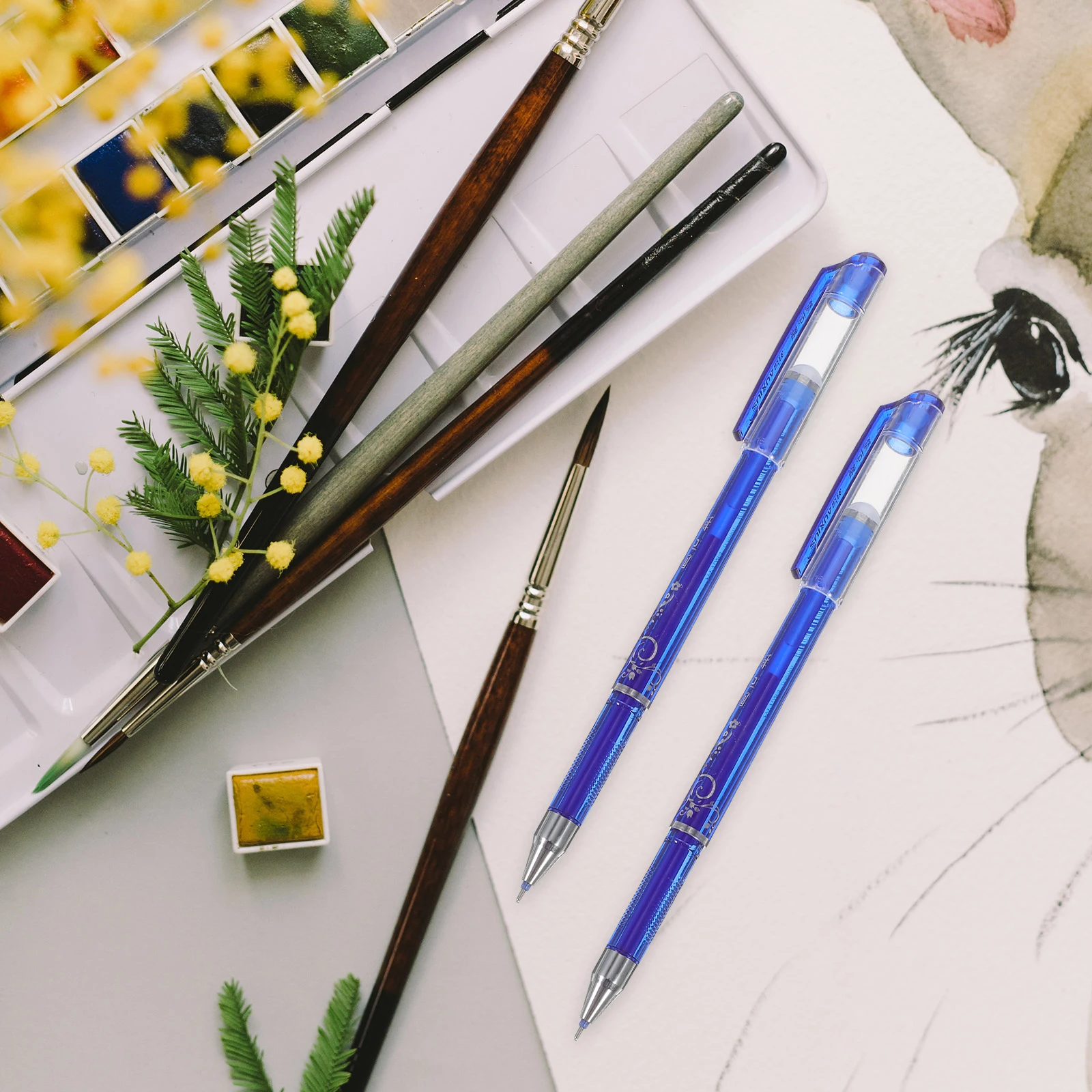 12pcs Blue Erasable Pens 0.5Mm Pen Set School Office Supplies Quick Dry Ink For Kids Writing Doodling Note Taking
12pcs Blue Erasable Pens 0.5Mm Pen Set School Office Supplies Quick Dry Ink For Kids Writing Doodling Note Taking