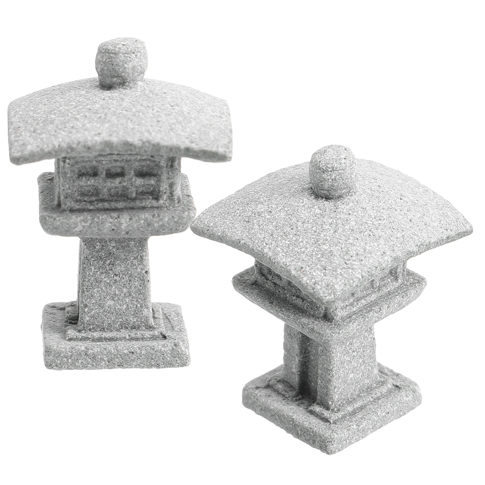 2Pcs Lantern Stone Statue Miniature Pagoda Garden Decor for Outdoor Indoor Home Office Desktop Micro Landscape Ornament
2Pcs Lantern Stone Statue Miniature Pagoda Garden Decor for Outdoor Indoor Home Office Desktop Micro Landscape Ornament