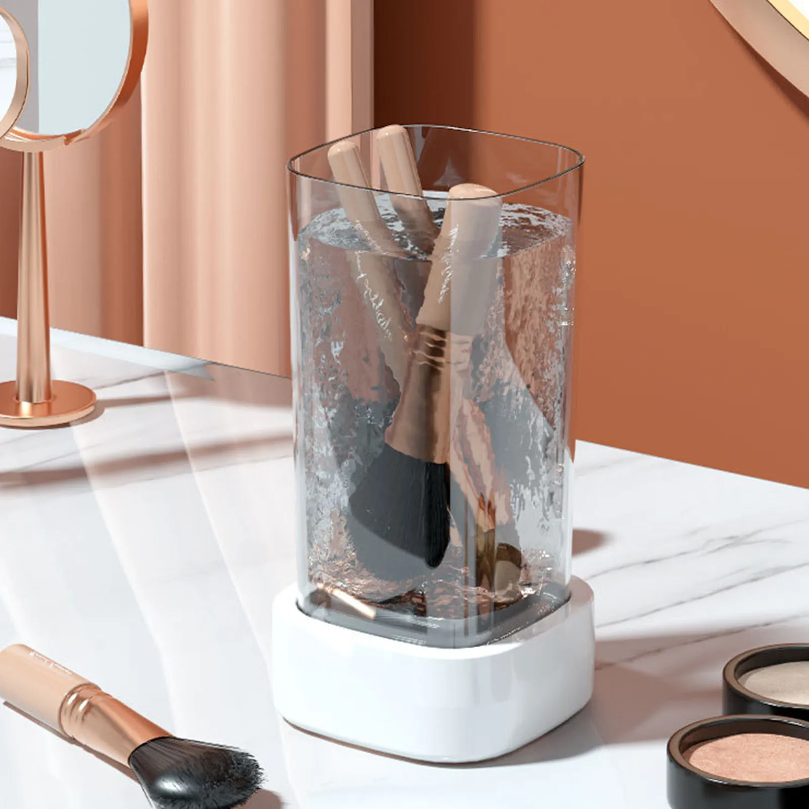 Electric Makeup Brush Cleaner 600ml USB Charging 600mAh High Frequency Vibration Automatic Brush Cleaner
Electric Makeup Brush Cleaner 600ml USB Charging 600mAh High Frequency Vibration Automatic Brush Cleaner