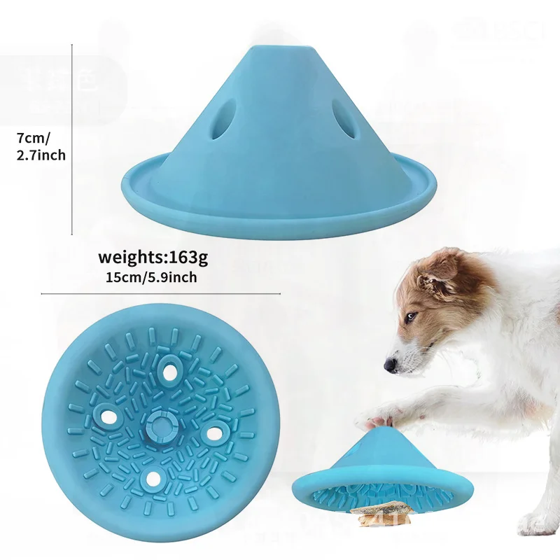 Silicone Pet Bowl with Lick Puzzle Feeder Slow Food Design for Dogs And Cats Hidden Toy Feeder in Fluorescent Green Light Blue
Silicone Pet Bowl with Lick Puzzle Feeder Slow Food Design for Dogs And Cats Hidden Toy Feeder in Fluorescent Green Light Blue