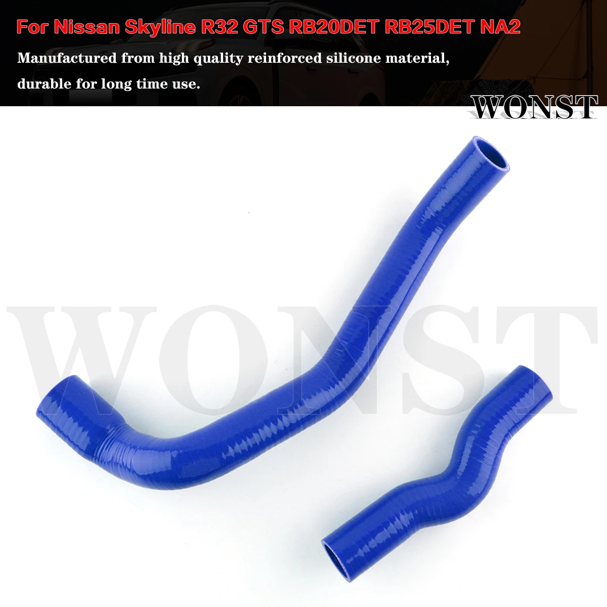 Silicone Radiator Coolant Hose Kit For Nissan Skyline R32 GTS RB20DET RB25DET NA2
Silicone Radiator Coolant Hose Kit For Nissan Skyline R32 GTS RB20DET RB25DET NA2