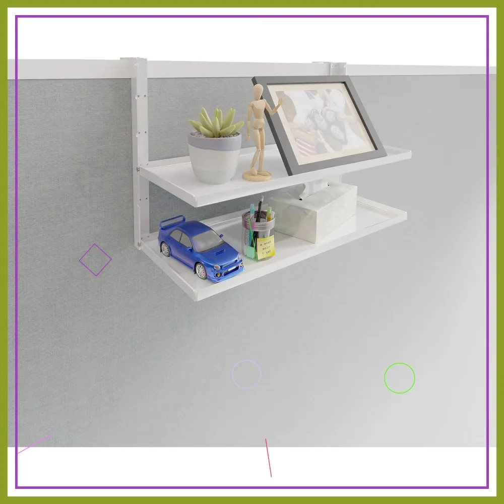 Adjustable Dual-Tier Floating Shelf for Office or Home - 13.8'' x 5.9'' Organizer for Decor, Photos, Plants
Adjustable Dual-Tier Floating Shelf for Office or Home - 13.8'' x 5.9'' Organizer for Decor, Photos, Plants