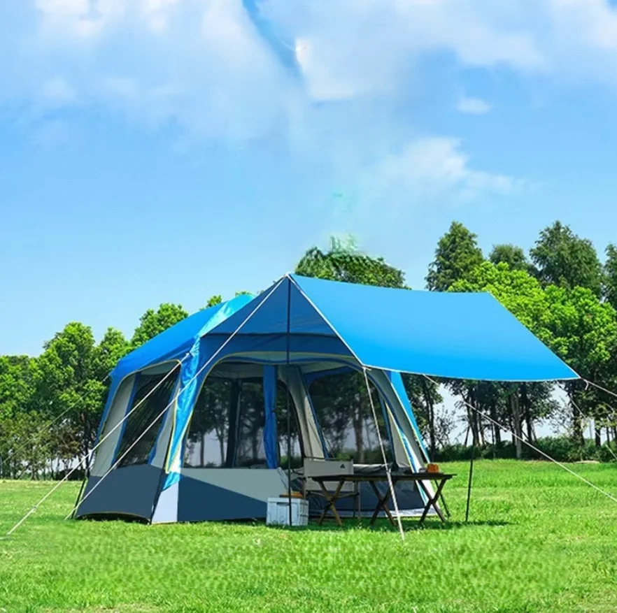 Fully Automatic Single & Double Layers Beach Tent Waterproof Outdoor Camping Sunshade Canopy Set Pop up Design Factory
Fully Automatic Single & Double Layers Beach Tent Waterproof Outdoor Camping Sunshade Canopy Set Pop up Design Factory