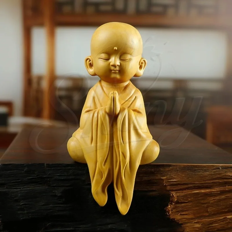 10cm Small Leaf Poplar Sitting Monk Ornament Hanging Model Wooden Crafts Desktop Ornaments Home Decor
10cm Small Leaf Poplar Sitting Monk Ornament Hanging Model Wooden Crafts Desktop Ornaments Home Decor