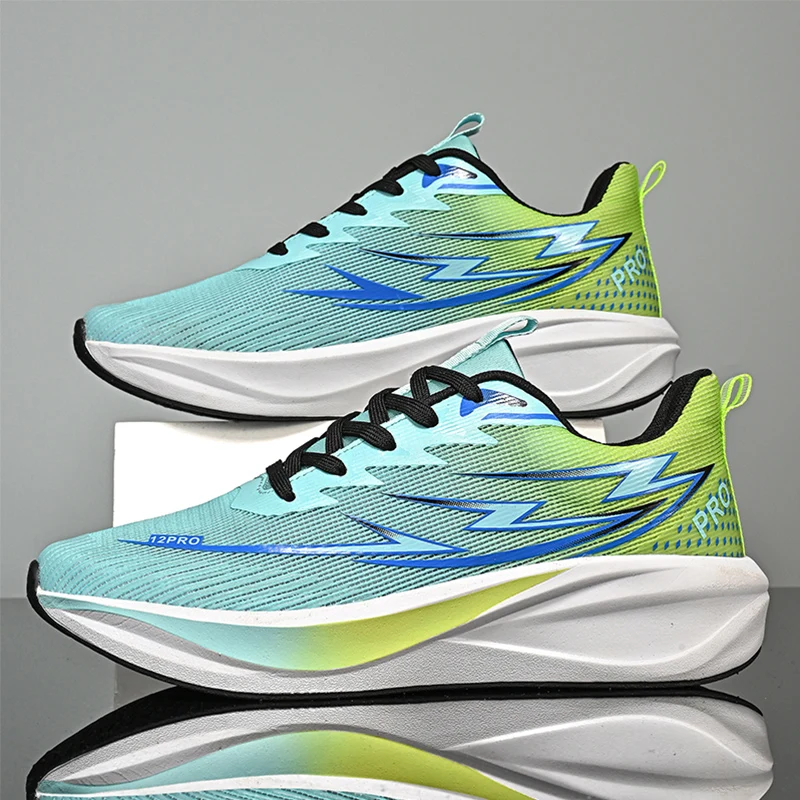 Men Running Shoes Breathable Mesh Athletic Sneakers Non-slip Shock Absorption Marathon Training Thick Sole Casual Sports Shoes
Men Running Shoes Breathable Mesh Athletic Sneakers Non-slip Shock Absorption Marathon Training Thick Sole Casual Sports Shoes