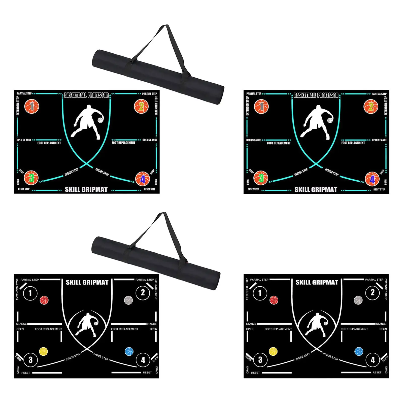 Баскетбольный коврик для ног для детей и взрослых, тренировочное пособие для управления мячом в помещении, нескользящий тренировочный коврик, бесшумный баскетбольный коврик для ног
Баскетбольный коврик для ног для детей и взрослых, тренировочное пособие для управления мячом в помещении, нескользящий тренировочный коврик, бесшумный баскетбольный коврик для ног