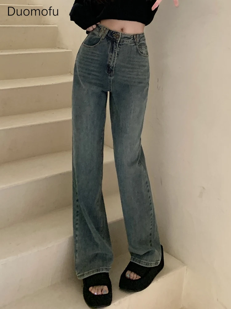 Duomofu New Vintage Chic High Waist Slim Casual Female Jeans Spring Classic Washed Full Length Simple Fashion Loose Women Jeans
Duomofu New Vintage Chic High Waist Slim Casual Female Jeans Spring Classic Washed Full Length Simple Fashion Loose Women Jeans