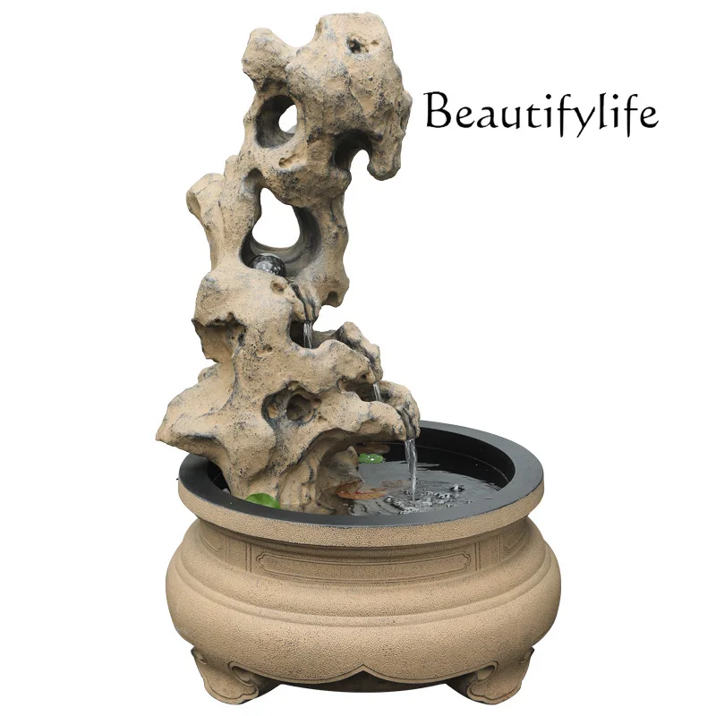 Chinese courtyard flowing water fish pond landscaping fish tank outdoor garden decoration Taihu stone landscape ornament
Chinese courtyard flowing water fish pond landscaping fish tank outdoor garden decoration Taihu stone landscape ornament