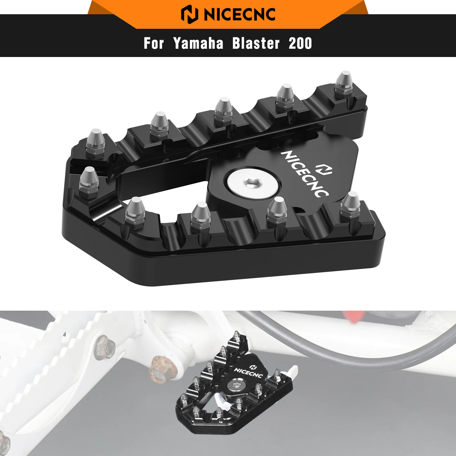 NICECNC 200 Blaster Rear Brake Pedal Extender Step Aluminum ATV Accessories For Yamaha Blaster 200 YFS200 1988-2006 Anti-slip
NICECNC 200 Blaster Rear Brake Pedal Extender Step Aluminum ATV Accessories For Yamaha Blaster 200 YFS200 1988-2006 Anti-slip