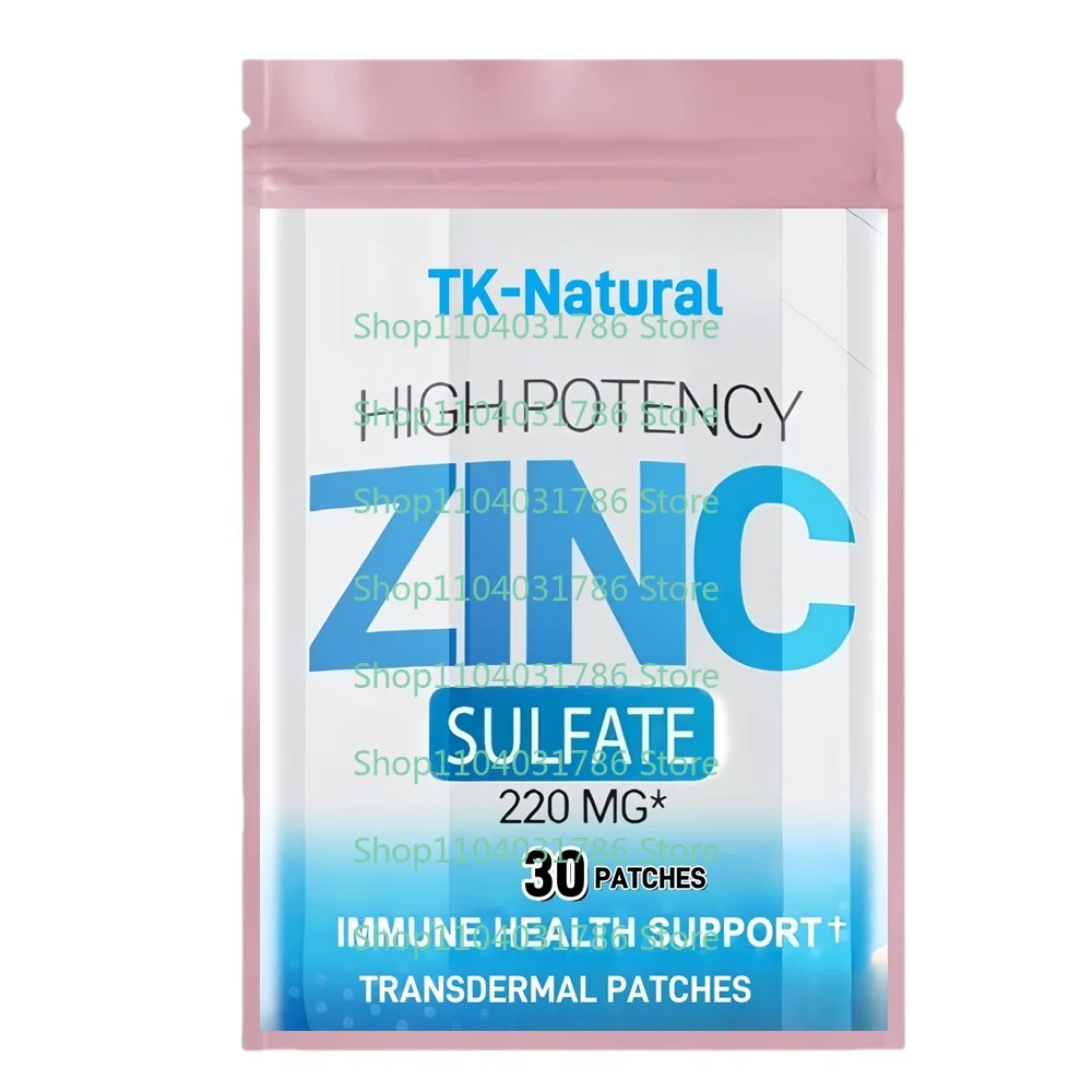 30 трансдермальных пластырей с сульфатом цинка для поддержки иммунной системы, способствующие здоровью кожи
30 трансдермальных пластырей с сульфатом цинка для поддержки иммунной системы, способствующие здоровью кожи