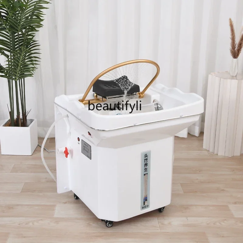 Movable Head Massager Beauty Salon Grafting Shampoo Basin with Constant Temperature Water Circulation Fumigation Shampoo Chair
Movable Head Massager Beauty Salon Grafting Shampoo Basin with Constant Temperature Water Circulation Fumigation Shampoo Chair