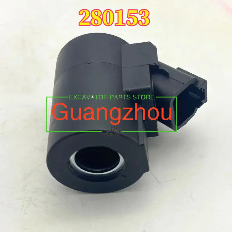 280153 Solenoid Valve Coil 24V 17W 27W for Parts Excavator Accessories
280153 Solenoid Valve Coil 24V 17W 27W for Parts Excavator Accessories