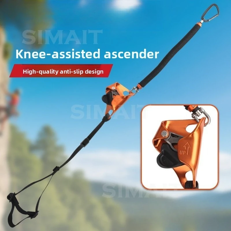 High Altitude Tree Climbing Knee Ascender Foot Strap with Elastic Rope
High Altitude Tree Climbing Knee Ascender Foot Strap with Elastic Rope