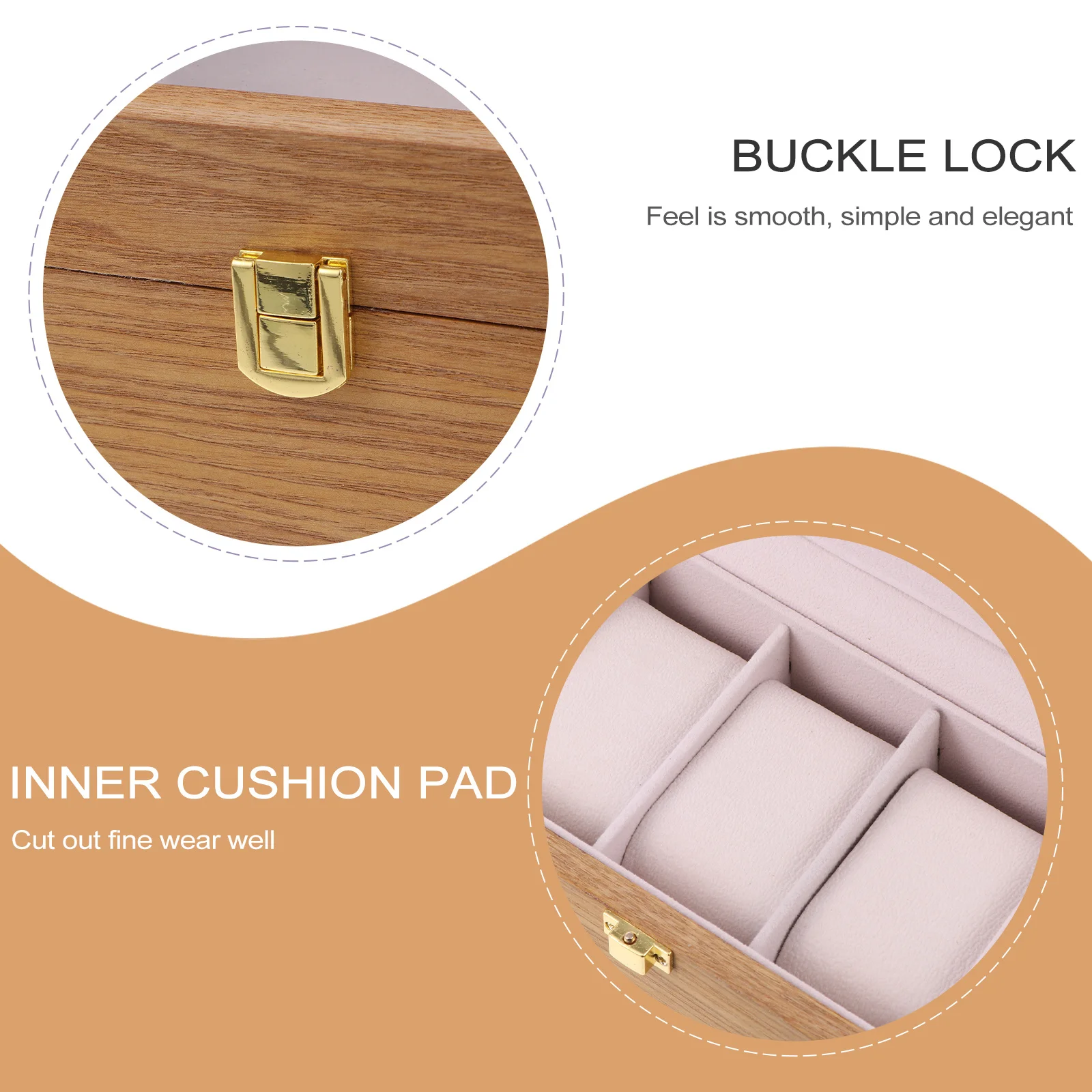 1pc Slots Premium Storage Organizer Watch Storage Organizer Display Case Watch Gift Box Gift Container Packing Box