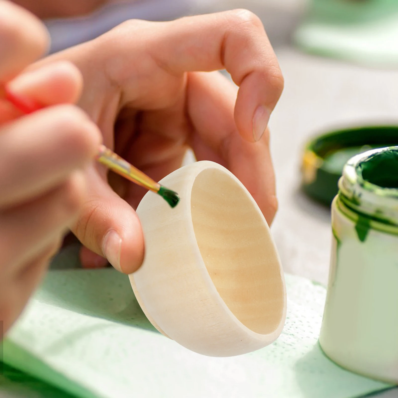 10pcs Wooden DIY Bowls Unfinished Crafts Small Painting Durable Smooth Creative Art Projects Decorations Parties Festivals
10pcs Wooden DIY Bowls Unfinished Crafts Small Painting Durable Smooth Creative Art Projects Decorations Parties Festivals