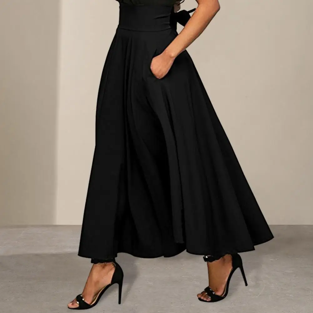Casual Elegant A-line Party Beach Faldas Saia Women Maxi Long Skirts Spring High Waist Solid Skirts Female Loose Jupe
Casual Elegant A-line Party Beach Faldas Saia Women Maxi Long Skirts Spring High Waist Solid Skirts Female Loose Jupe