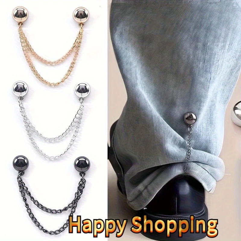 6Individual magnetic clothing clips for women - Adjustable chain design,Spherical decoration/ Suitable for shirts/ Sleeves/ Skir
6Individual magnetic clothing clips for women - Adjustable chain design,Spherical decoration/ Suitable for shirts/ Sleeves/ Skir