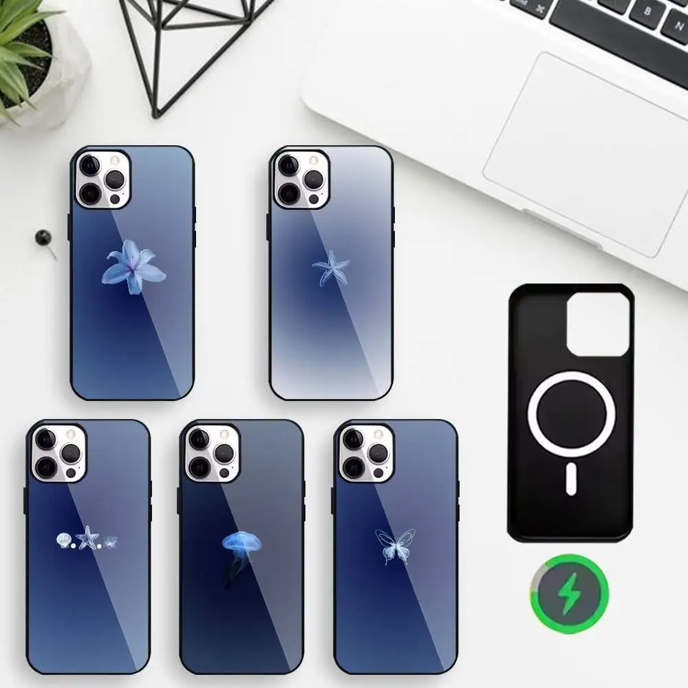 Blue Series Phone Case For iPhone17,16,15,14,13,12,Wireless charging protective case soft cover
Blue Series Phone Case For iPhone17,16,15,14,13,12,Wireless charging protective case soft cover