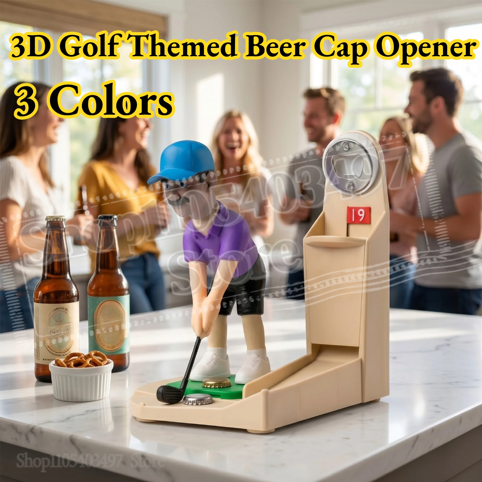 Novelty Golf Player Figurine Bottle Opener, 3D Golf Themed Beer Cap Opener, Creative Bar Desk Decor Gift for Golf Lovers & Men
Novelty Golf Player Figurine Bottle Opener, 3D Golf Themed Beer Cap Opener, Creative Bar Desk Decor Gift for Golf Lovers & Men