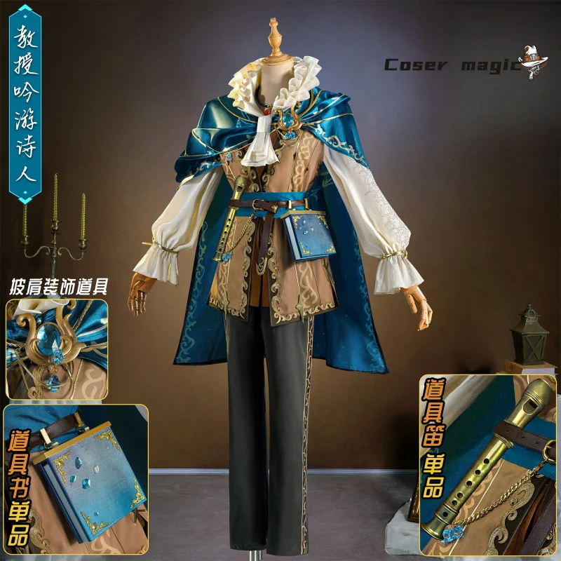 Identity Ⅴ Professor Minstrel Cosplay Costume Uniform Halloween Carnival Party Christmas Play Role Clothes Clothing
Identity Ⅴ Professor Minstrel Cosplay Costume Uniform Halloween Carnival Party Christmas Play Role Clothes Clothing