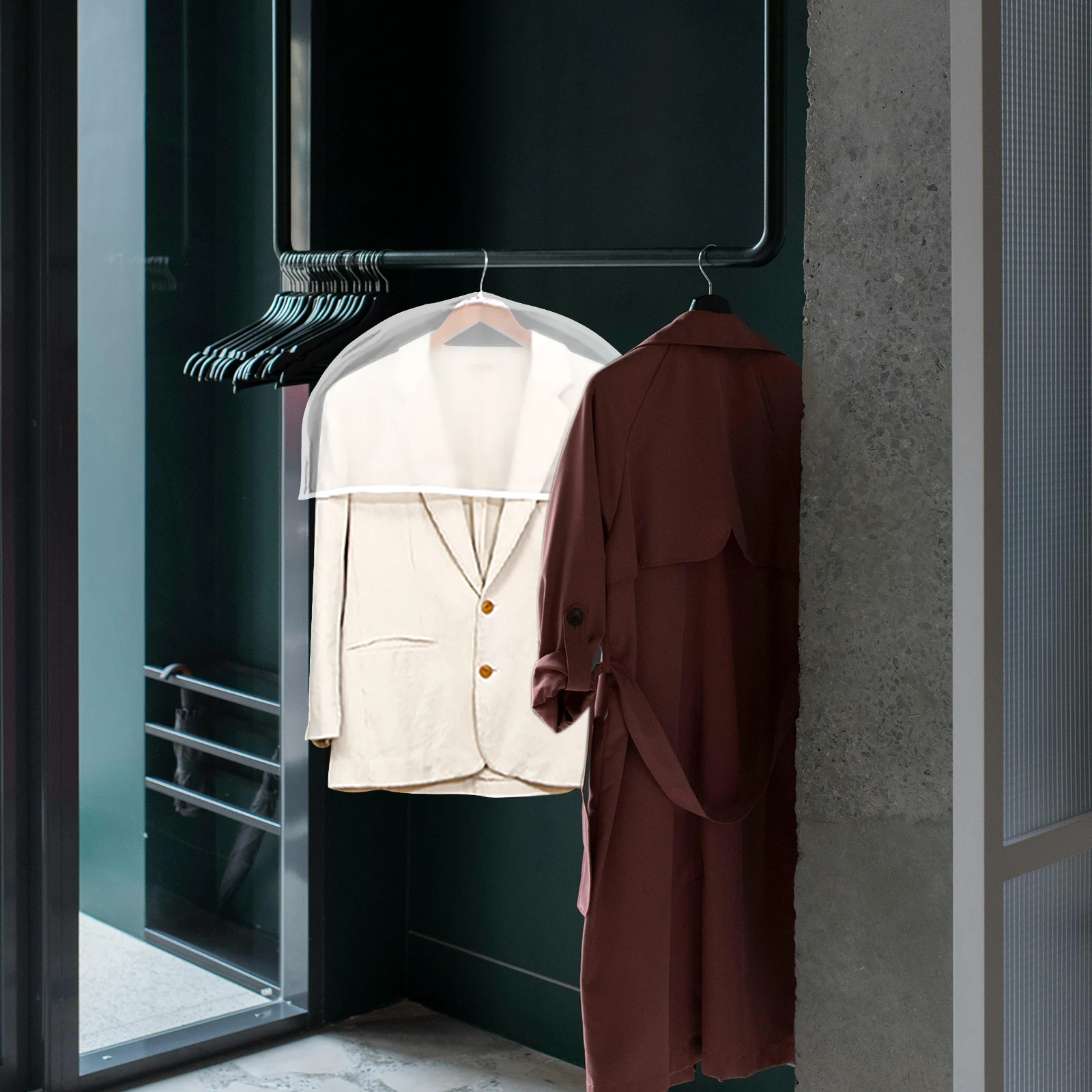 6Pcs Lightweight Breathable Shoulder Covers for Suits Dresses Coats and Seasonal Clothes Protection Clothes Bag
6Pcs Lightweight Breathable Shoulder Covers for Suits Dresses Coats and Seasonal Clothes Protection Clothes Bag