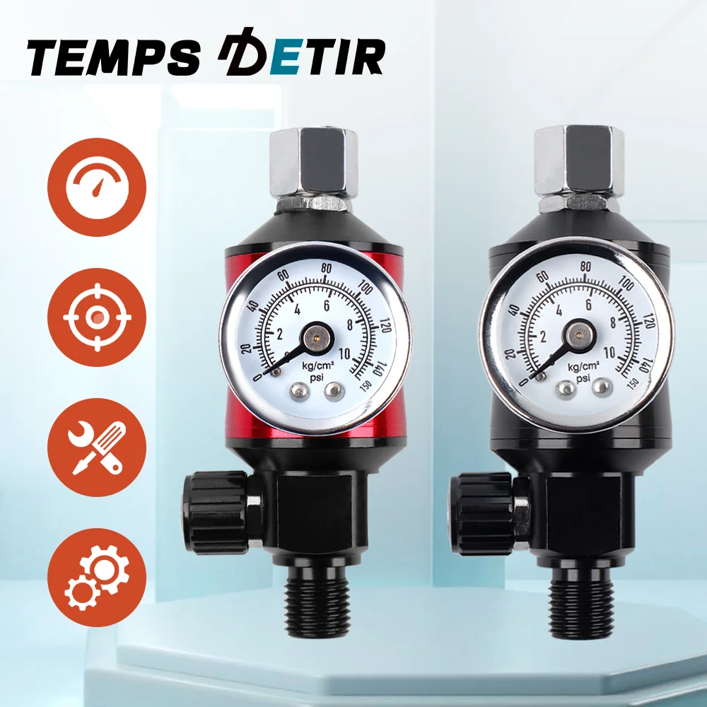 G1/4" Oil Water Separator Air Filter Spray Gun Air Pressure Regulator High-Precision Dials Aluminum Alloy Material for Air Tool
G1/4" Oil Water Separator Air Filter Spray Gun Air Pressure Regulator High-Precision Dials Aluminum Alloy Material for Air Tool