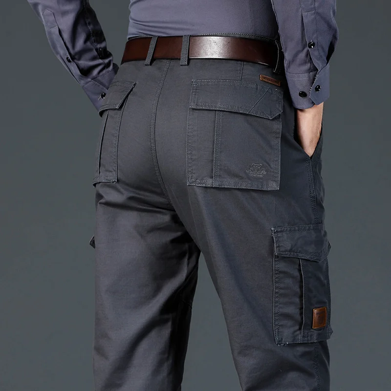 Autumn Winter Mens Cargo Pants Loose Gray Black Brown Work Men Trousers Military Tactical Man Clothing
Autumn Winter Mens Cargo Pants Loose Gray Black Brown Work Men Trousers Military Tactical Man Clothing