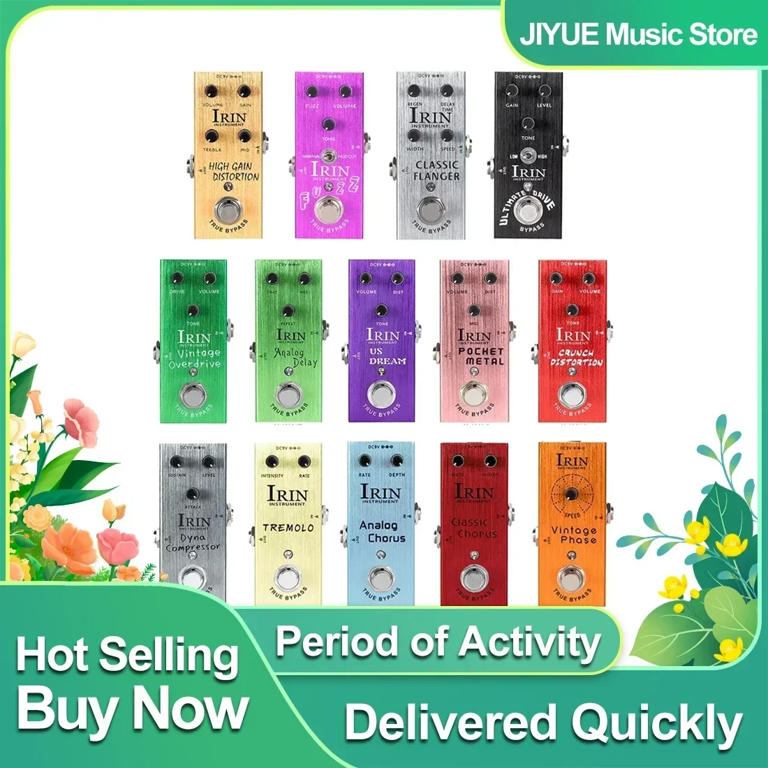 Педаль эффектов IRIN для электрогитары: Overdrive, Delay, True Bypass, металлический корпус, различные аксессуары и запчасти для гитар
Педаль эффектов IRIN для электрогитары: Overdrive, Delay, True Bypass, металлический корпус, различные аксессуары и запчасти для гитар