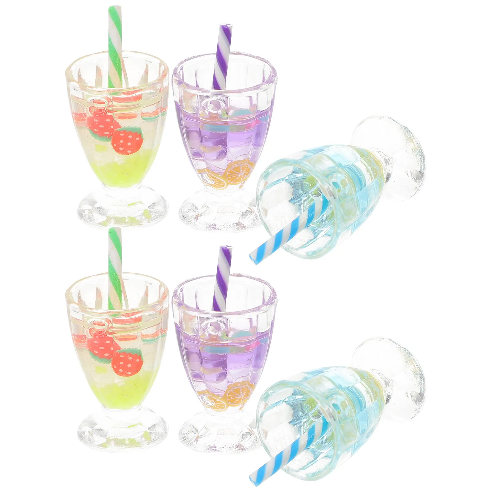 6Pcs Resin Mini Ice Cream Goblet Realistic Shape Fake Dessert Ornament for Mini House Kitchen Dining Room Decoration Set
6Pcs Resin Mini Ice Cream Goblet Realistic Shape Fake Dessert Ornament for Mini House Kitchen Dining Room Decoration Set