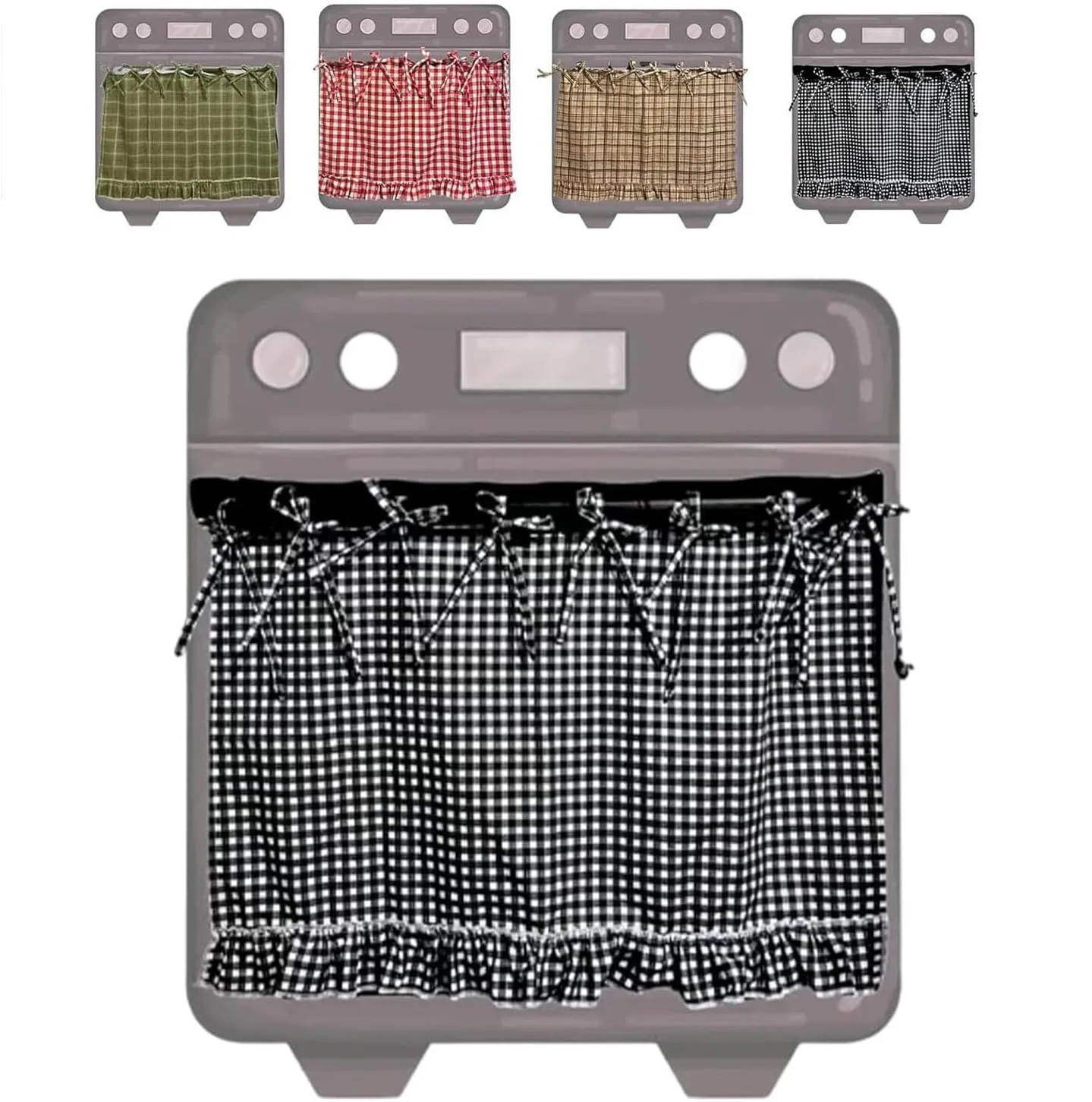 Linen Blend Oven Curtain Handmade Heat Resistant Oven Curtain Ruffled Ribbon Tie Oven Curtain Decorative For Kitchen Open Vanity
Linen Blend Oven Curtain Handmade Heat Resistant Oven Curtain Ruffled Ribbon Tie Oven Curtain Decorative For Kitchen Open Vanity