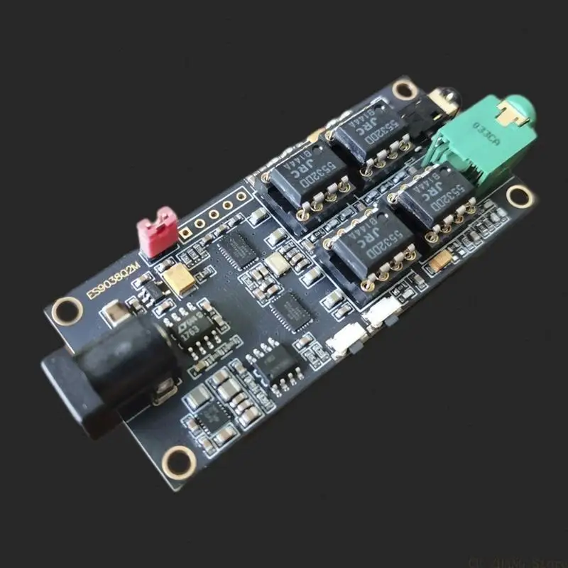 E56B DC5V-9V I2S Input Decoders Board Double ES9038Q2M Chip Decoding Board Adopting Double Operational Amplifiers for DIY
E56B DC5V-9V I2S Input Decoders Board Double ES9038Q2M Chip Decoding Board Adopting Double Operational Amplifiers for DIY