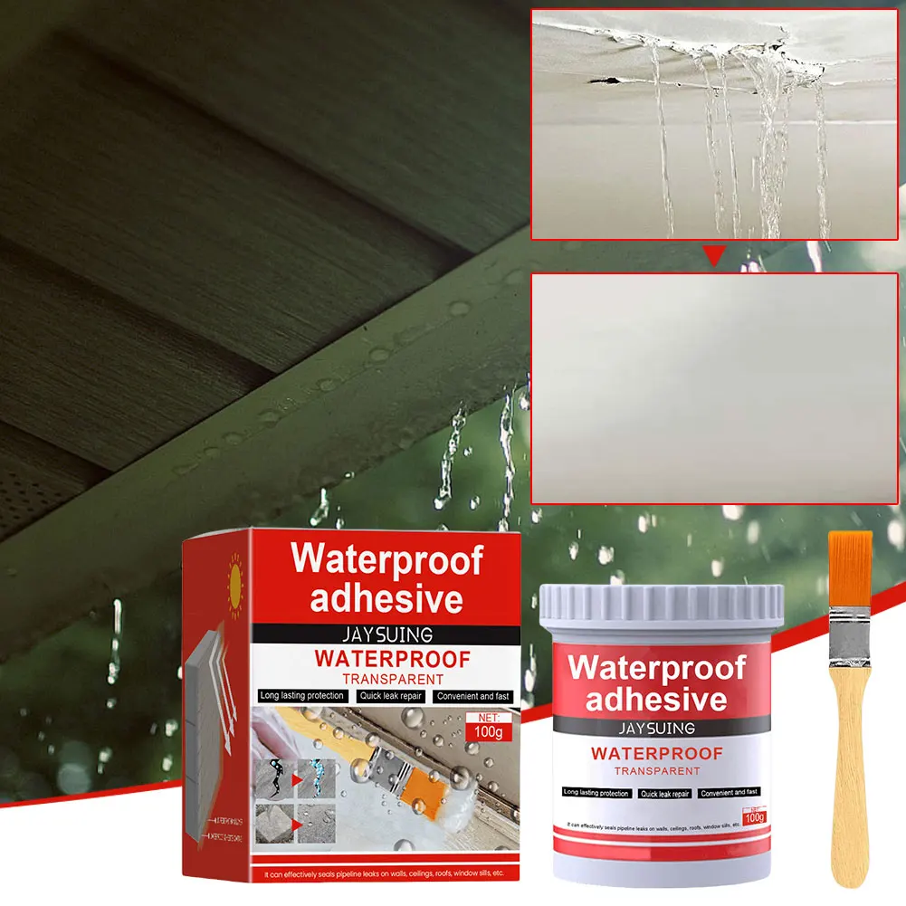 Invisible Waterproof Agent Transparent Sealing Coating with Brush Leak-Free Glue Clear Sealant Toilet Repair Tools
Invisible Waterproof Agent Transparent Sealing Coating with Brush Leak-Free Glue Clear Sealant Toilet Repair Tools