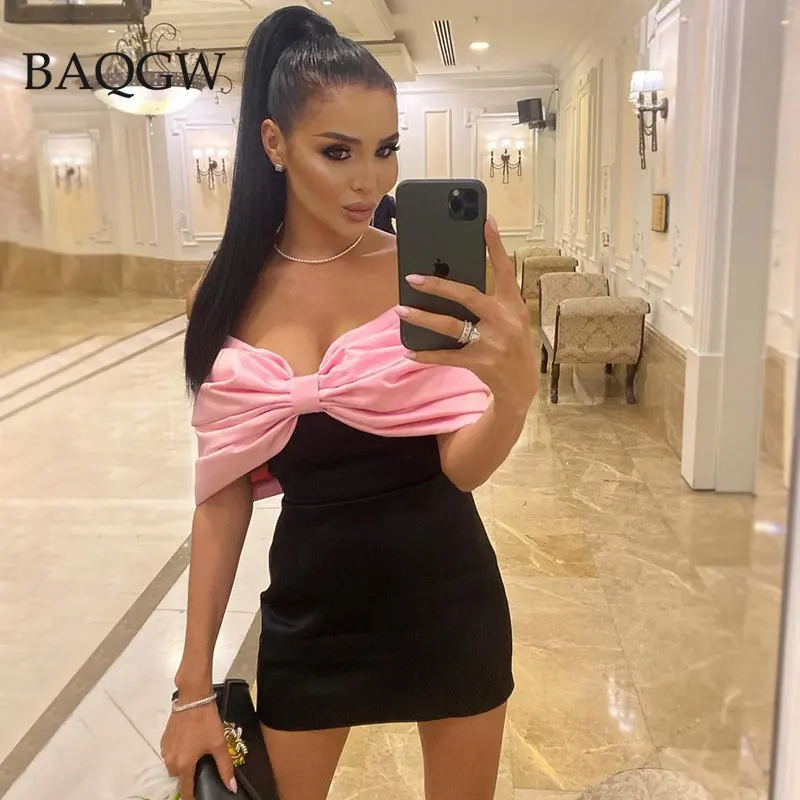 White Women Party Dress Fashion Off Shoulder Big Bow Tie Bodycon Mini Short Bandage Dress Birthday Celebrity Evening Club Dress
White Women Party Dress Fashion Off Shoulder Big Bow Tie Bodycon Mini Short Bandage Dress Birthday Celebrity Evening Club Dress