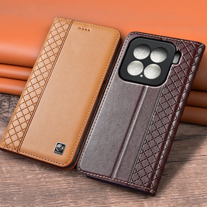 Flip Case For XIAOMI 15 Mi15 5G Luxury Cowhide Genuine Leather Magnetic Cover Grid Pattern Card Pocket Wallet Cases Covers
Flip Case For XIAOMI 15 Mi15 5G Luxury Cowhide Genuine Leather Magnetic Cover Grid Pattern Card Pocket Wallet Cases Covers