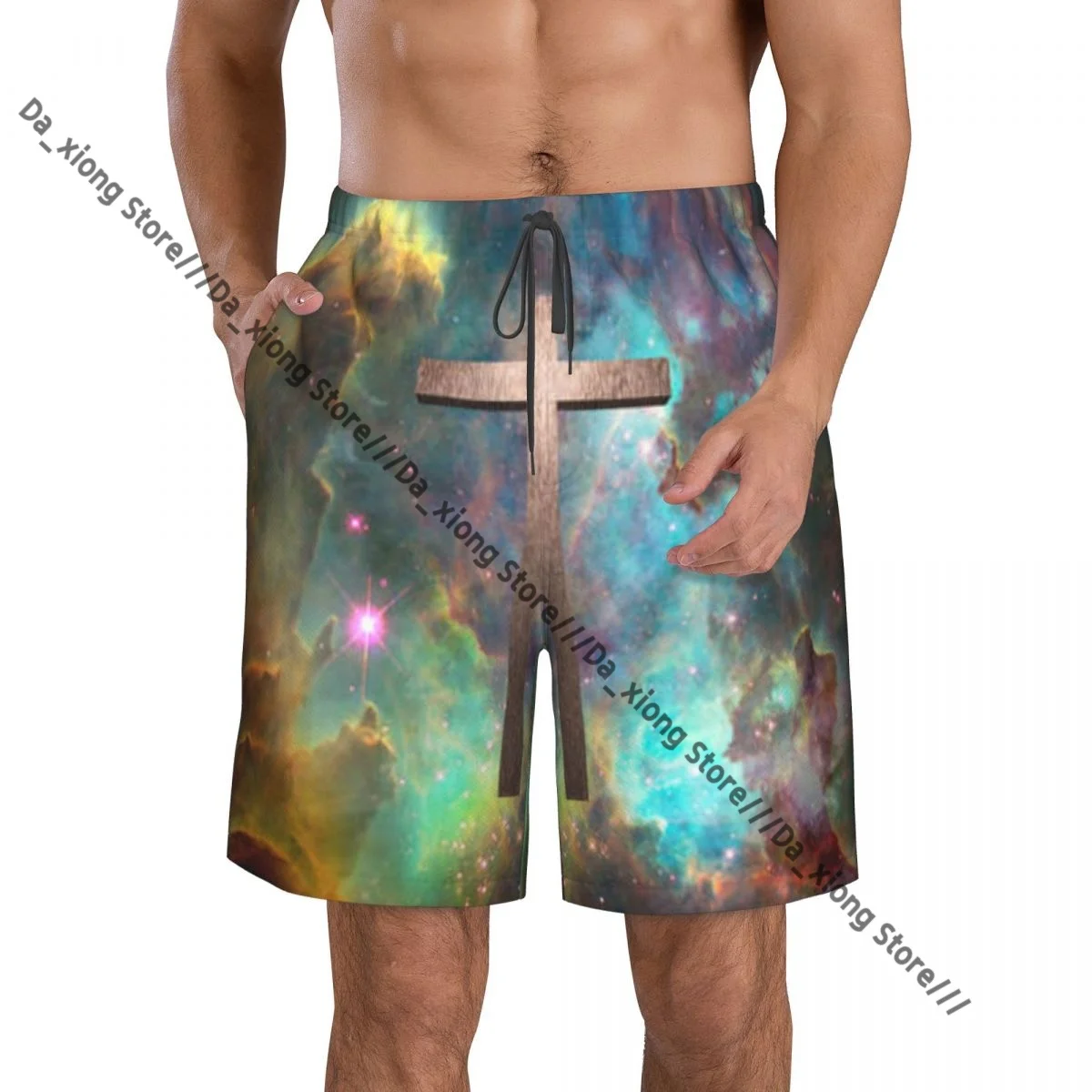 Mens Swimwear Swim Short Trunk Cross In Space Beach Board Shorts Swimming Surffing shorts
Mens Swimwear Swim Short Trunk Cross In Space Beach Board Shorts Swimming Surffing shorts