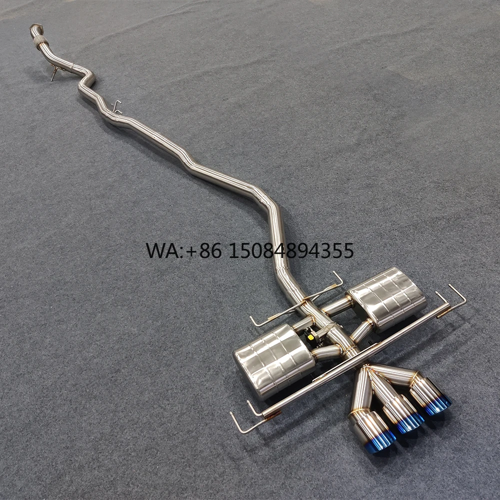 Stainless Steel Exhaust for Type-R FK8 2.0T Valved Muffler With Tips Hight Quality Auto Performance Parts Valvetronic
Stainless Steel Exhaust for Type-R FK8 2.0T Valved Muffler With Tips Hight Quality Auto Performance Parts Valvetronic