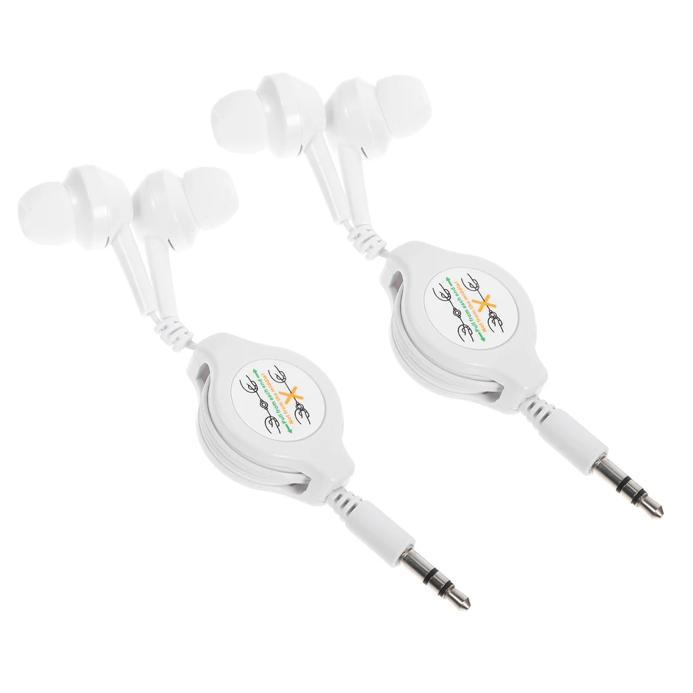 2pcs Dual Stretchable Retractable Earbuds Headphones Lightweight Portable Wired In Ear Sports Comfortable Earphones Elastic
2pcs Dual Stretchable Retractable Earbuds Headphones Lightweight Portable Wired In Ear Sports Comfortable Earphones Elastic