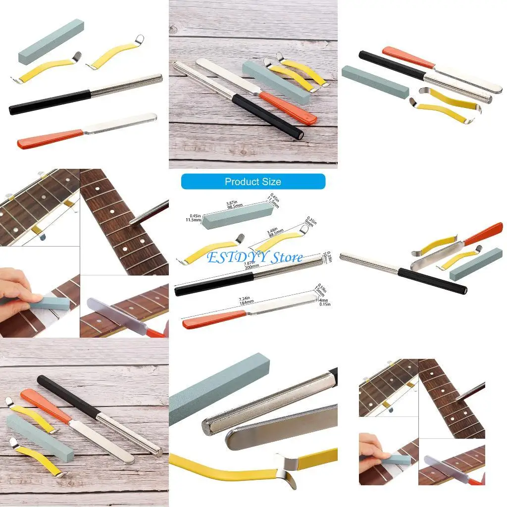 G6DE All Encompassing Fret Repair Set with Crowning File Sanding Paper String Tool
G6DE All Encompassing Fret Repair Set with Crowning File Sanding Paper String Tool