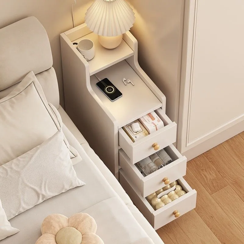 Bedside table Household bedroom Extremely narrow bedside seam rack 20CM wide mini narrow cabinet Bedside side low cabinet
Bedside table Household bedroom Extremely narrow bedside seam rack 20CM wide mini narrow cabinet Bedside side low cabinet