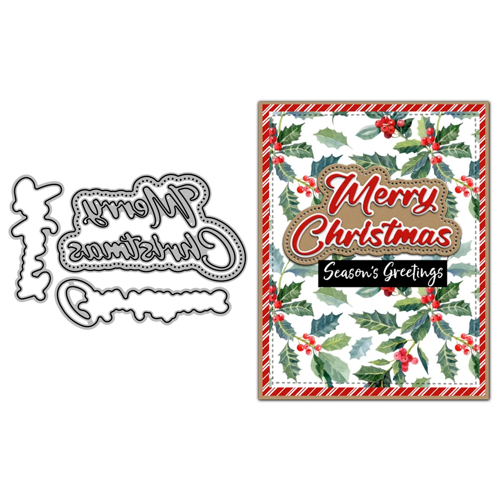 MangoCraft Merry Christmas DIY Metal Cutting Dies Embossed Scrapbooking Decor Cut Dies For Handmade Cards Album Diary
MangoCraft Merry Christmas DIY Metal Cutting Dies Embossed Scrapbooking Decor Cut Dies For Handmade Cards Album Diary
