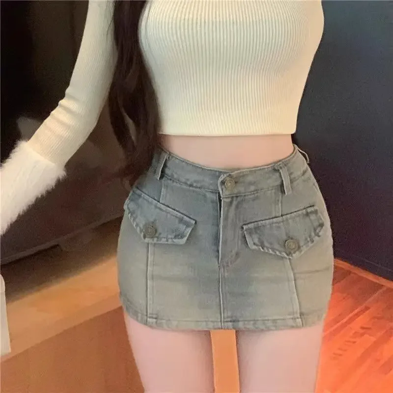 Женские джинсовые юбки с высокой талией Женская джинсовая юбка Tight Mini Gyaru Short Wrap Скромный эстетичный корейский стиль Y2k Винтаж Дешевые V
Женские джинсовые юбки с высокой талией Женская джинсовая юбка Tight Mini Gyaru Short Wrap Скромный эстетичный корейский стиль Y2k Винтаж Дешевые V