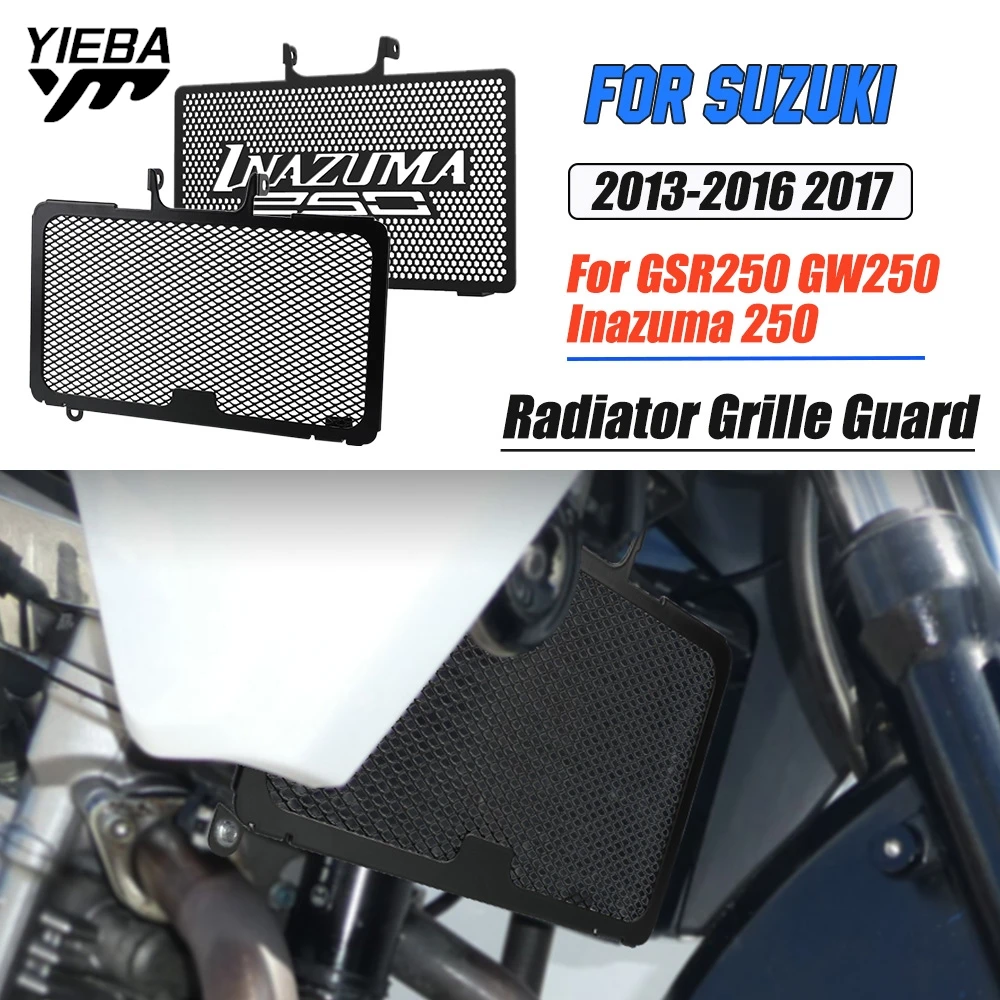 Motocycle Radiator Grille Cover Water Tank Guard Protection FOR Suzuki GSR250 GW250 Inazuma 250 2013 2014 2015 2016 2017
Motocycle Radiator Grille Cover Water Tank Guard Protection FOR Suzuki GSR250 GW250 Inazuma 250 2013 2014 2015 2016 2017