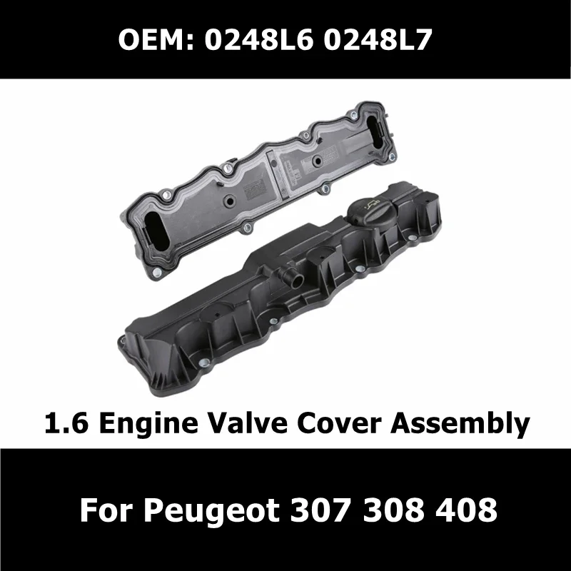 Auto Parts 0248L6 0248L7 0248J6/J7 0248R5/R4 0249C6/G0 16V 1.6 Engine Valve Cover Assembly With Gasket For Peugeot 307 308 408
Auto Parts 0248L6 0248L7 0248J6/J7 0248R5/R4 0249C6/G0 16V 1.6 Engine Valve Cover Assembly With Gasket For Peugeot 307 308 408