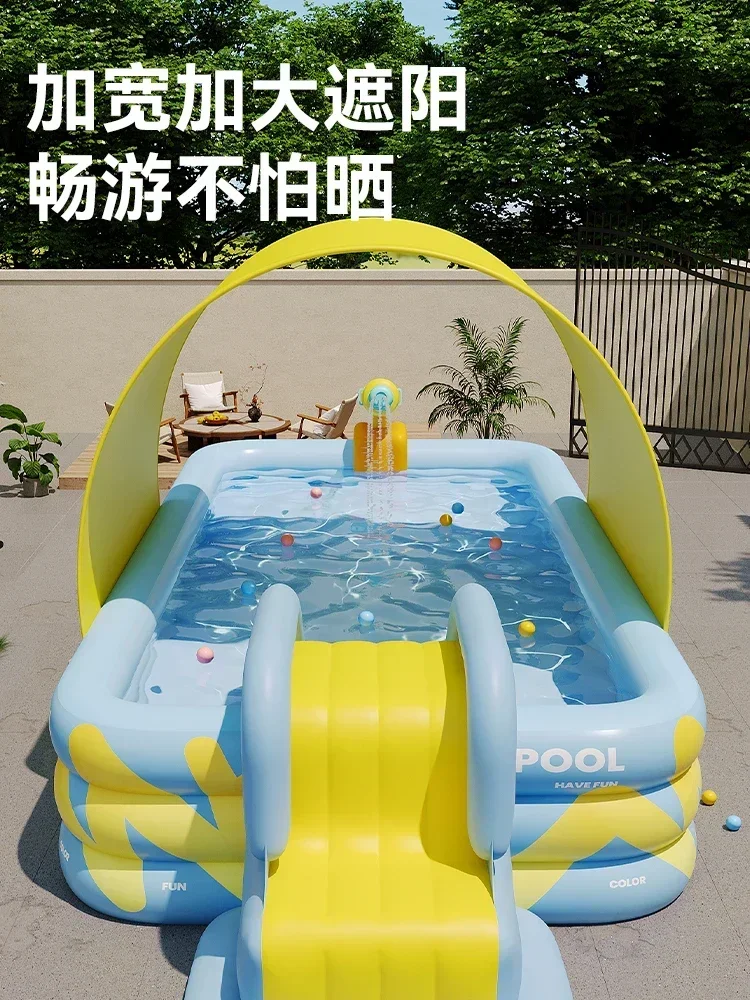 Inflatable swimming pool Children's home Thickened large outdoor adult child family Baby baby slide Paddling pool
Inflatable swimming pool Children's home Thickened large outdoor adult child family Baby baby slide Paddling pool