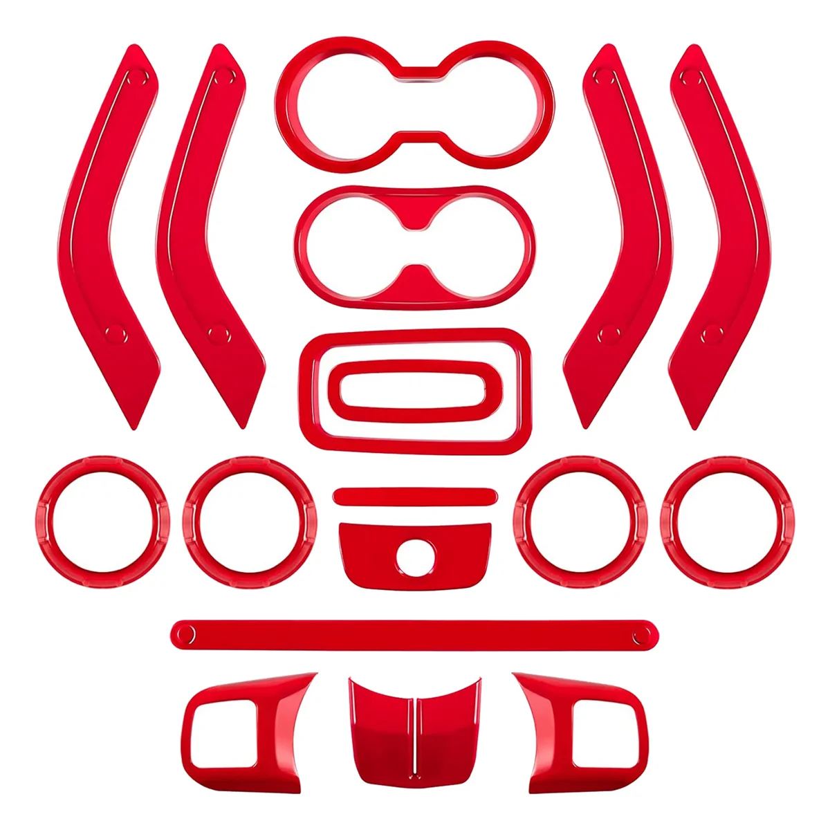 18 шт., декоративные кольца для Jeep Wrangler
18 шт., декоративные кольца для Jeep Wrangler