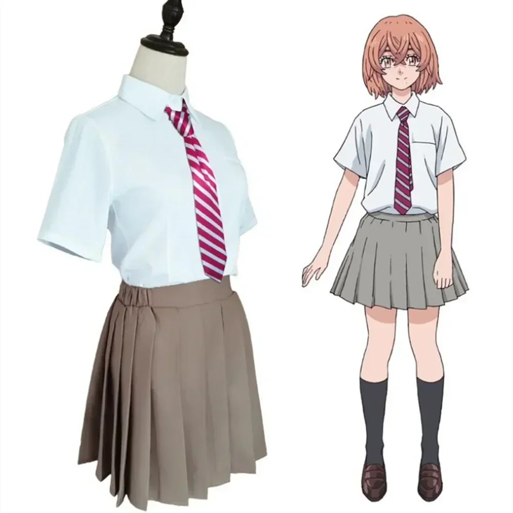 New Women's Tokyo Revengers Tachibana Hinata JK School Outfit Shirt Anime Cosplay Costume Fashionable Japanese School Uniform
New Women's Tokyo Revengers Tachibana Hinata JK School Outfit Shirt Anime Cosplay Costume Fashionable Japanese School Uniform