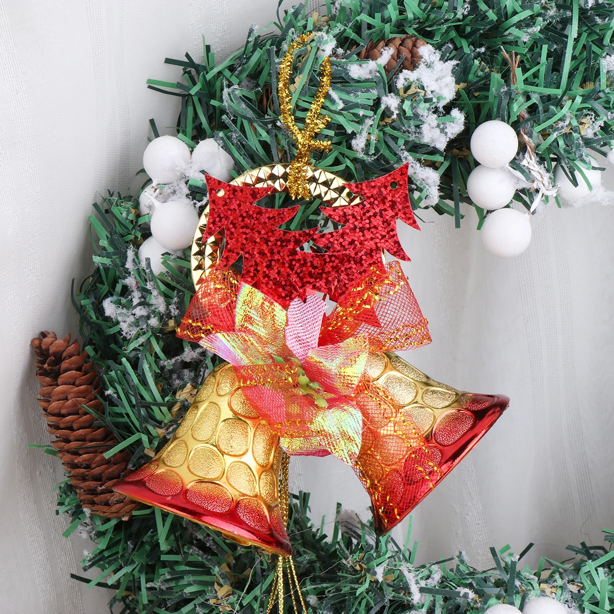 2 Pcs Small Wind Chime Hang Decoration Hanging Bells Christmas Xmas Ornaments Front Door for Wall Hangers Garlands
2 Pcs Small Wind Chime Hang Decoration Hanging Bells Christmas Xmas Ornaments Front Door for Wall Hangers Garlands